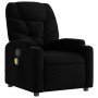 Sillón reclinable de masaje de tela negro de , Sillones - Ref: Foro24-372455, Precio: 239,06 €, Descuento: %