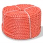 Cuerda trenzada de polipropileno 10 mm 100 m naranja de vidaXL, Sogas y cuerdas metálicas - Ref: Foro24-91301, Precio: 37,46 ...