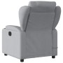 Sillón reclinable de masaje de tela gris claro de , Sillones - Ref: Foro24-372415, Precio: 235,26 €, Descuento: %