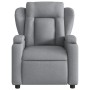 Light gray fabric reclining massage chair by , Armchairs - Ref: Foro24-372415, Price: 218,04 €, Discount: %