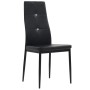 Dining chairs 4 units black synthetic leather by vidaXL, dining chairs - Ref: Foro24-246188, Price: 147,41 €, Discount: %