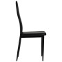 Dining chairs 4 units black synthetic leather by vidaXL, dining chairs - Ref: Foro24-246188, Price: 147,41 €, Discount: %