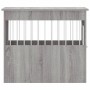 Hundekäfig aus grauem Holzwerkstoff Sonoma 55x80x68 cm von , Hundehütten - Ref: Foro24-838328, Preis: 101,59 €, Rabatt: %