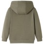 Sudadera infantil con capucha color caqui 128 de , Camisetas para niños - Ref: Foro24-13387, Precio: 12,99 €, Descuento: %