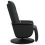 Reclining massage armchair with footrest in black synthetic leather by , Armchairs - Ref: Foro24-356517, Price: 267,99 €, Dis...