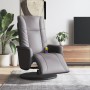 Reclining massage armchair with footrest in gray synthetic leather by , Armchairs - Ref: Foro24-356515, Price: 241,99 €, Disc...