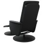 Sillón reclinable masaje con reposapiés cuero sintético negro de , Sillones - Ref: Foro24-356520, Precio: 137,26 €, Descuento: %