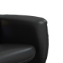 Sillón reclinable masaje con reposapiés cuero sintético negro de , Sillones - Ref: Foro24-356520, Precio: 137,26 €, Descuento: %