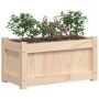 Jardinera de madera maciza de pino 60x31x31 cm de , Maceteros y jardineras - Ref: Foro24-837439, Precio: 33,66 €, Descuento: %