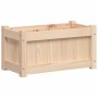 Jardinera de madera maciza de pino 60x31x31 cm de , Maceteros y jardineras - Ref: Foro24-837439, Precio: 33,66 €, Descuento: %