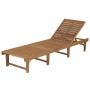 Solid Acacia Wood Folding Lounger by vidaXL, Loungers - Ref: Foro24-44253, Price: 187,99 €, Discount: %