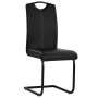 V wave dining chairs 4 units black synthetic leather by vidaXL, dining chairs - Ref: Foro24-246194, Price: 254,04 €, Discount: %