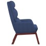 Blue fabric relaxation armchair by , Armchairs - Ref: Foro24-341163, Price: 144,99 €, Discount: %