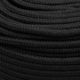 Deep black polypropylene boat rope 10 mm 500 m by , Ropes and metal cords - Ref: Foro24-152510, Price: 155,11 €, Discount: %