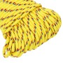 Yellow polypropylene boat rope 5 mm 100 m by , Ropes and metal cords - Ref: Foro24-152599, Price: 16,09 €, Discount: %