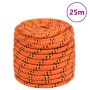 Orange polypropylene boat rope 18 mm 25 m by , Ropes and metal cords - Ref: Foro24-152682, Price: 35,99 €, Discount: %