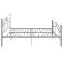 Estructura de cama de metal gris 160x200 cm de , Camas y somieres - Ref: Foro24-325002, Precio: 135,30 €, Descuento: %