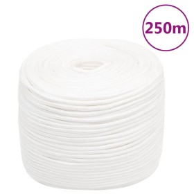 Intense white polypropylene boat rope 6 mm 250 m by , Ropes and metal cords - Ref: Foro24-152552, Price: 40,99 €, Discount: %