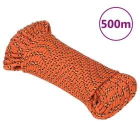 Orange polypropylene boat rope 4 mm 500 m by , Ropes and metal cords - Ref: Foro24-152649, Price: 39,58 €, Discount: %