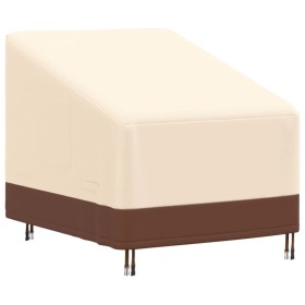 Oxford 600D beige garden armchair cover 79x97x48/74 cm by , Garden furniture covers - Ref: Foro24-359669, Price: 28,99 €, Dis...