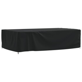 Cubierta para muebles de jardín Oxford 420D negro 315x180x74 cm de , Fundas para muebles de jardín - Ref: Foro24-359643, Prec...