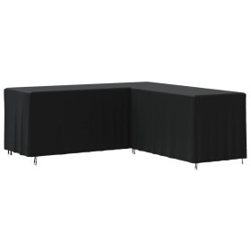 L Shape Sofa Cover Oxford 420D Black 254x254x80cm by , Garden furniture covers - Ref: Foro24-359657, Price: 54,99 €, Discount: %