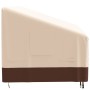 Cubierta de banco de 3 plazas Oxford 600D beige 204x86x48/73 cm de , Fundas para muebles de jardín - Ref: Foro24-359662, Prec...