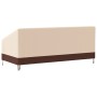 Cubierta de banco de 3 plazas Oxford 600D beige 204x86x48/73 cm de , Fundas para muebles de jardín - Ref: Foro24-359662, Prec...