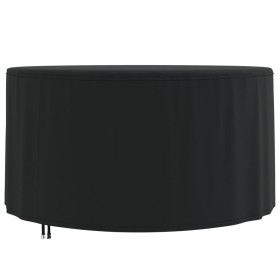 Cubierta muebles jardín redonda Oxford 420D negro Ø 157x71 cm de , Fundas para muebles de jardín - Ref: Foro24-359648, Precio...