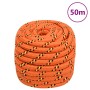 Orange polypropylene boat rope 20 mm 50 m by , Ropes and metal cords - Ref: Foro24-152686, Price: 72,82 €, Discount: %