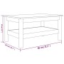 Couchtisch aus massivem Kiefernholz, 80 x 50 x 40 cm von , Couchtisch - Ref: Foro24-814284, Preis: 89,43 €, Rabatt: %