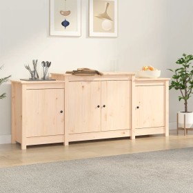 Aparador de madera maciza de pino 164x37x68 cm de , Aparadores - Ref: Foro24-821492, Precio: 154,71 €, Descuento: %