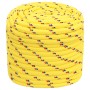 Yellow polypropylene boat rope 16 mm 25 m by , Ropes and metal cords - Ref: Foro24-152625, Price: 27,06 €, Discount: %