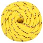 Yellow polypropylene boat rope 16 mm 25 m by , Ropes and metal cords - Ref: Foro24-152625, Price: 27,06 €, Discount: %