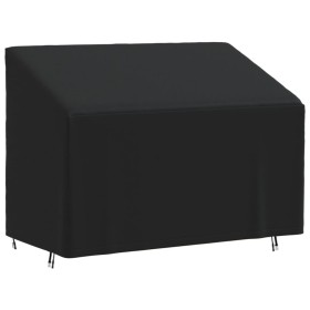 2-seater bench cover Oxford 420D black 134x70x65/94 cm by , Garden furniture covers - Ref: Foro24-359658, Price: 24,85 €, Dis...