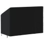 Cubierta de banco de 2 plazas Oxford 420D negro 134x70x65/94 cm de , Fundas para muebles de jardín - Ref: Foro24-359658, Prec...