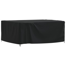 Cubierta para muebles de jardín Oxford 420D negro 200x165x80 cm de , Fundas para muebles de jardín - Ref: Foro24-359645, Prec...