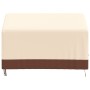 Cubierta de banco de 2 plazas Oxford 600D beige 132x71x56/81 cm de , Fundas para muebles de jardín - Ref: Foro24-359664, Prec...