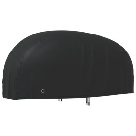 Black 210D Oxford motorcycle cover 230x95x125 cm by , Motorcycle Storage Covers - Ref: Foro24-359691, Price: 26,99 €, Discoun...