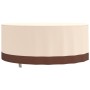 Cubierta muebles jardín redonda Oxford 600D beige Ø 213x71 cm de , Fundas para muebles de jardín - Ref: Foro24-359653, Precio...