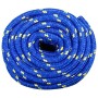 Blue polypropylene boat rope 20 mm 100 m by , Ropes and metal cords - Ref: Foro24-152475, Price: 119,29 €, Discount: %