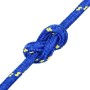 Blue polypropylene boat rope 20 mm 100 m by , Ropes and metal cords - Ref: Foro24-152475, Price: 119,29 €, Discount: %