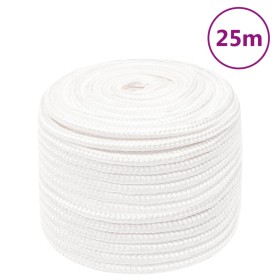 Intense white polypropylene boat rope 12 mm 25 m by , Ropes and metal cords - Ref: Foro24-152564, Price: 19,25 €, Discount: %