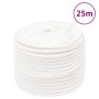 Cuerda de barco polipropileno blanco intenso 12 mm 25 m de , Sogas y cuerdas metálicas - Ref: Foro24-152564, Precio: 19,25 €,...