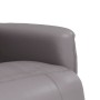 Gray synthetic leather recliner with footrest by , Armchairs - Ref: Foro24-356507, Price: 209,02 €, Discount: %