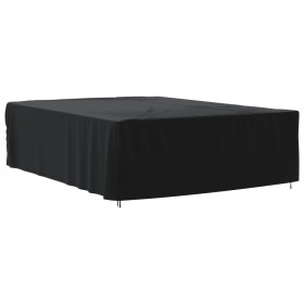 Cubierta para muebles de jardín Oxford 420D negro 350x260x90 cm de , Fundas para muebles de jardín - Ref: Foro24-359642, Prec...