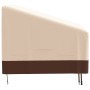 Cubierta de banco de 2 plazas Oxford 600D beige 137x97x48/74 cm de , Fundas para muebles de jardín - Ref: Foro24-359663, Prec...