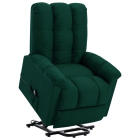 Sillón elevable tela verde oscuro de , Sillones - Ref: Foro24-321386, Precio: 427,99 €, Descuento: %