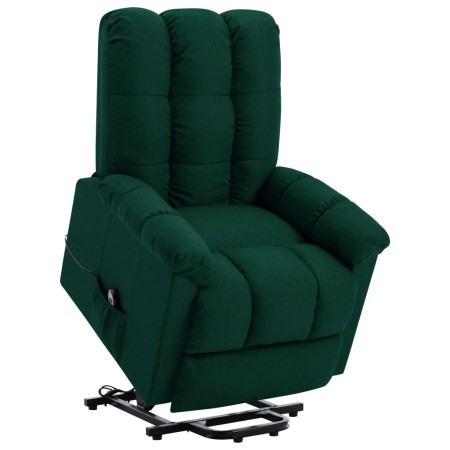 Sillón elevable tela verde oscuro de , Sillones - Ref: Foro24-321386, Precio: 427,48 €, Descuento: %