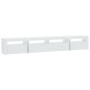 TV stand with white LED lights 240x35x40 cm by , TV Furniture - Ref: Foro24-3152722, Price: 163,14 €, Discount: %